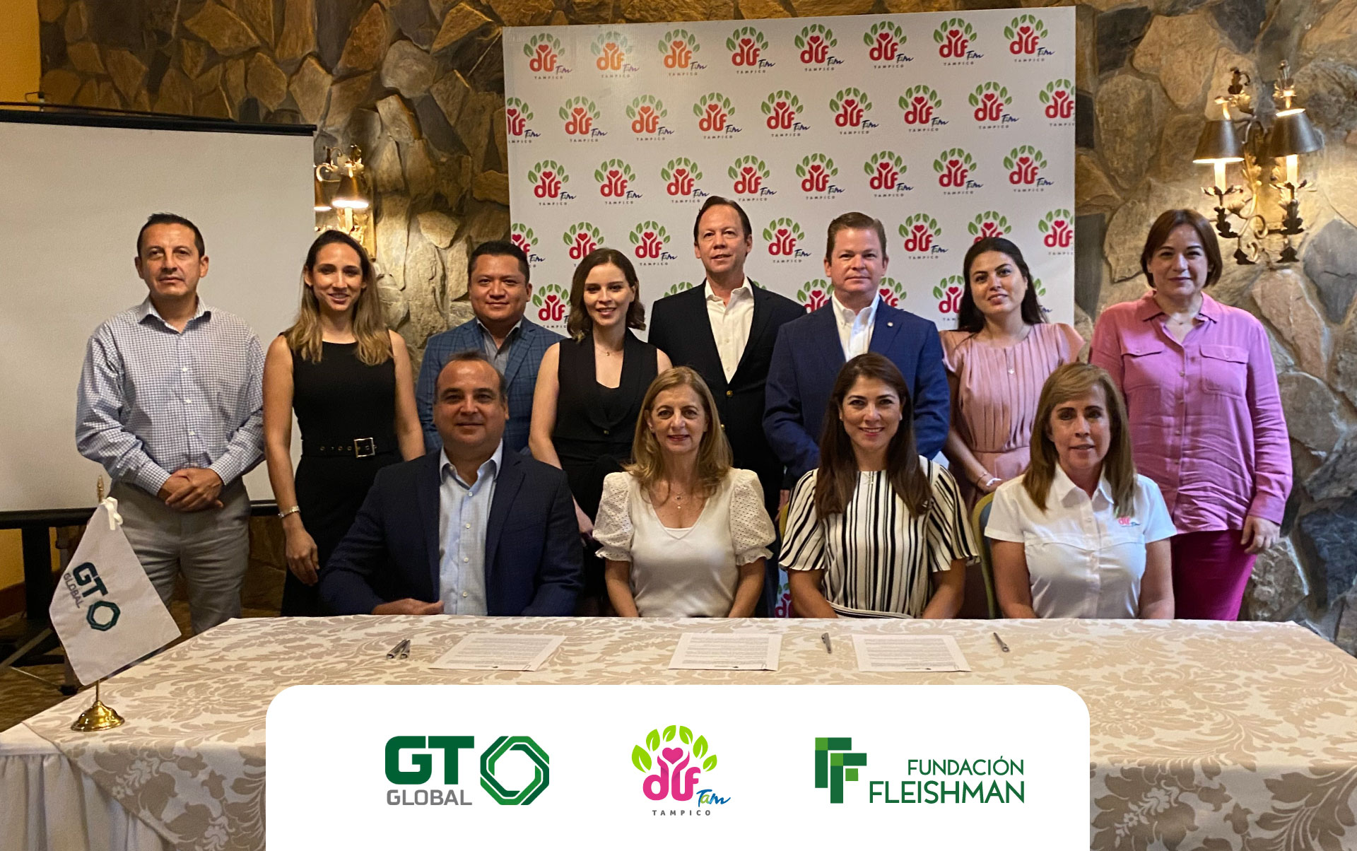 Fundación Fleishman y GT GLOBAL entregan donativo al DIF Tampico en beneficio de la infancia
